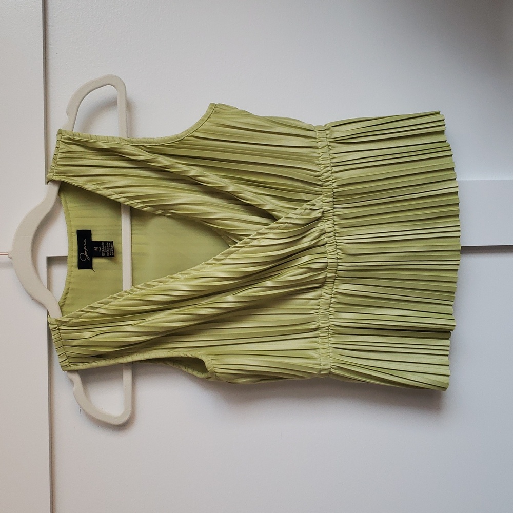 Japna Pleated Peplum Top